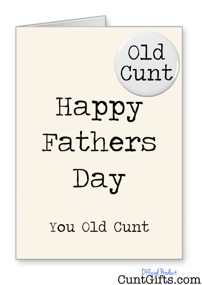 Simple is sometimes best for Fathers Day....