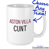Aston Villa Cunt Mug Personalised