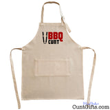 BBQ Cunt - Barbeque Cunt Apron - Close Up