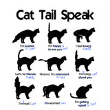 Cat Tail Speak - Drinks Coaster Design