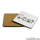 Christmas Cunt Coaster Both Sides