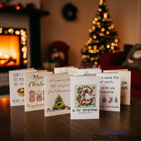 8 x Cunt Christmas Cards Multipack 2 - SAVE OVER £10!