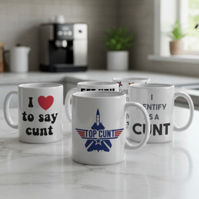 Assorted Cunt Mugs from the Cunt Mug Superstore main collection