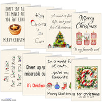 Cunt Christmas Card 8-Pack - Selection 2