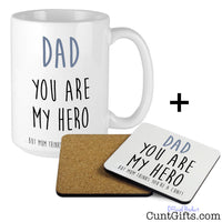 Dad Mum Thinks You're a Cunt - Mug and Drink Coaster