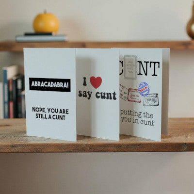 General Cunt Card Collection for any occasion