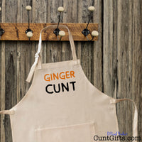 Ginger Cunt Apron - Hanging Up