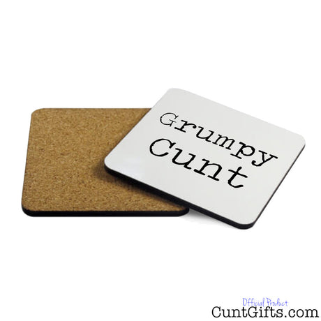 Grumpy Cunt - Drinks Coaster Both Sides