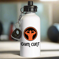 Gym Cunt Water Bottle in gym