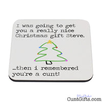"I remembered you're a cunt" - Personalised Christmas Mug