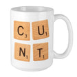 Scrabble Cunt Mug