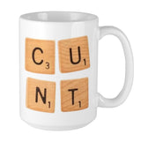 Scrabble Cunt Mug