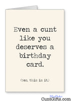 This is it cunt - Birthday Card