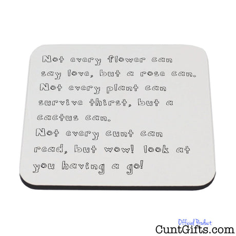 Wow cunt - Coaster
