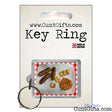 Breakfast Cunt - Key Ring in Packaging