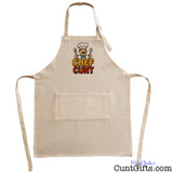 Chef Cunt Apron - full length on white background