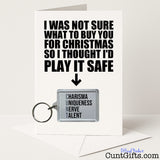 Christmas Cunt Card & Keyring - 12 Options