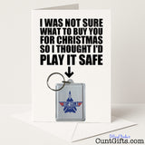 Christmas Cunt Card & Keyring - 12 Options