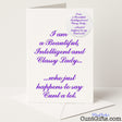 Cheeky "Classy Lady Who Says Cunt a Lot" card and badge set for a hilariously rude tribute to your favourite sweary queen — from Cunt Gifts