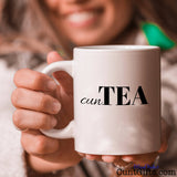 cunTea - Mug held by smiling woman