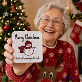 "Don't Eat Too Much You Fat Cunt" - Drink Coaster