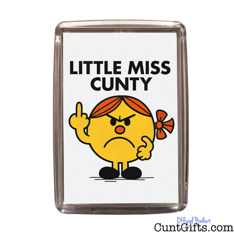 Little Miss Cunty - Fridge Magnet