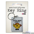 Little Miss Cunty Keyring in Packaging