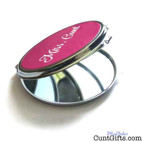 Miss Cunt - Compact Mirror - Open angled