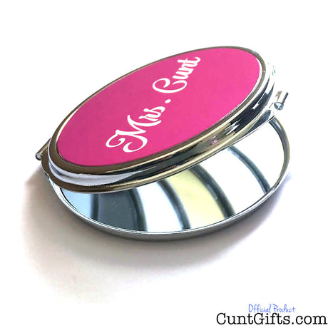 Mrs Cunt - Compact Mirror- Opened at angle