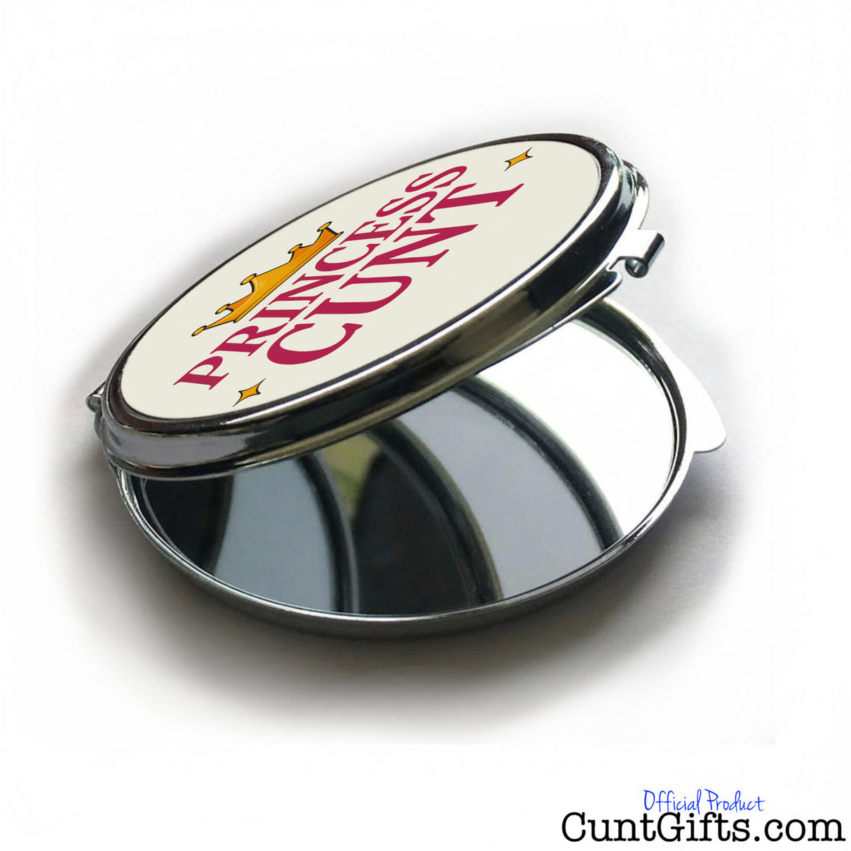 Princess Cunt Compact Mirror Half Open