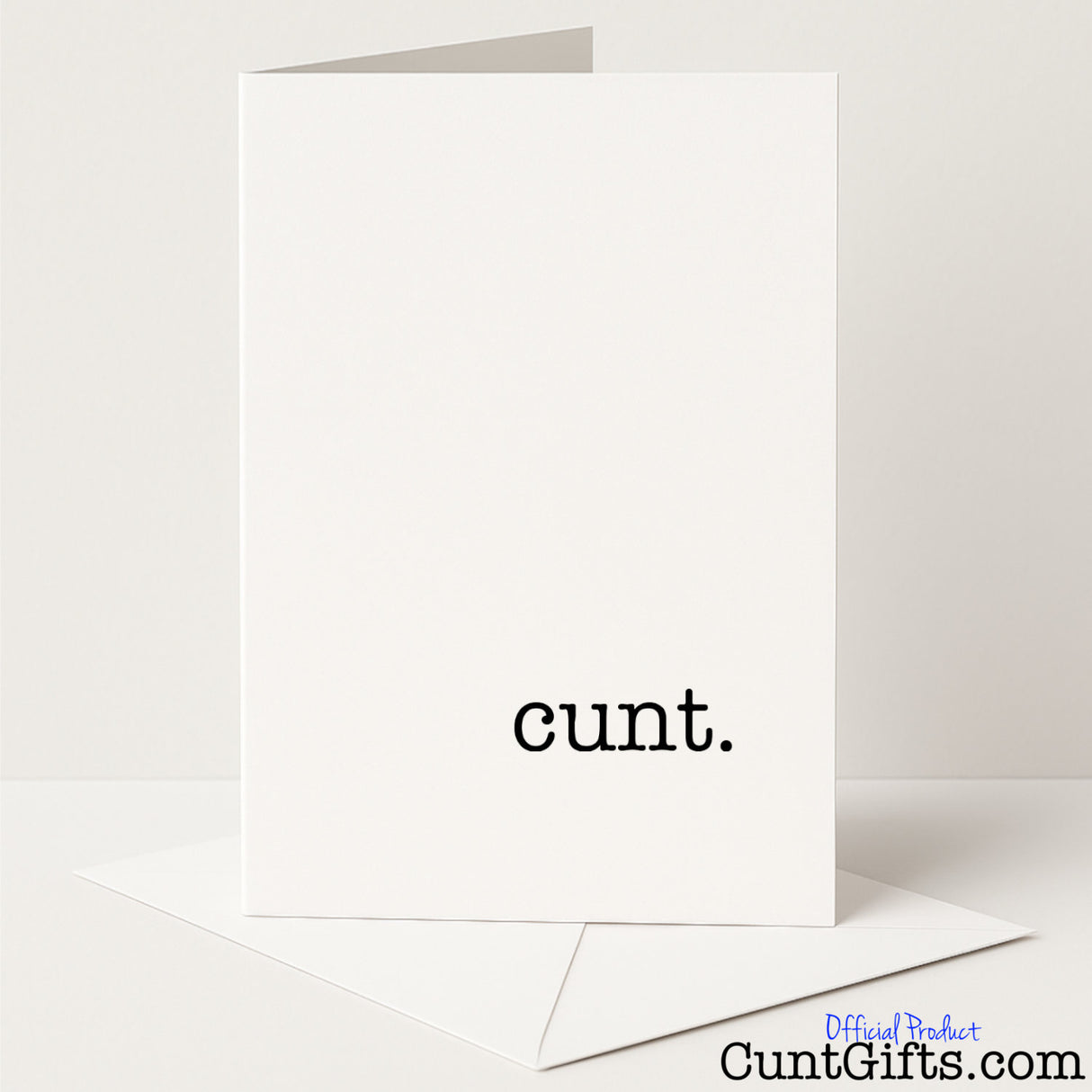 Rude "Simple Cunt" greetings card for a hilariously blunt and cheeky message — from Cunt Gifts
