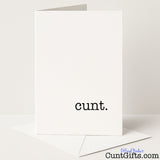 Rude "Simple Cunt" greetings card for a hilariously blunt and cheeky message — from Cunt Gifts