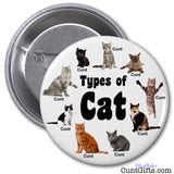 Badge showing all types of cat are cunts