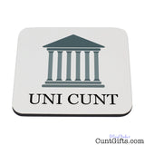 Uni Cunt Drink Coaster