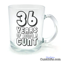 ANY Years of Being a Cunt - Personalised Birthday Half Pint Glass