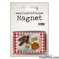 Breakfast Cunt Magnet in Packaging