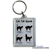 Cat Tail Speak - Key Ring  v3