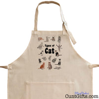 Cats are all cunts - Apron - Close up