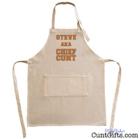 Chief Cunt Apron Personalised