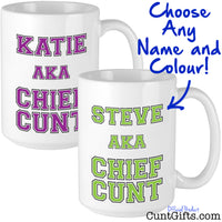 Chief Cunt - Personalised Mug