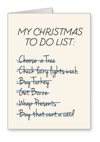 Christmas To Do List - Christmas Card