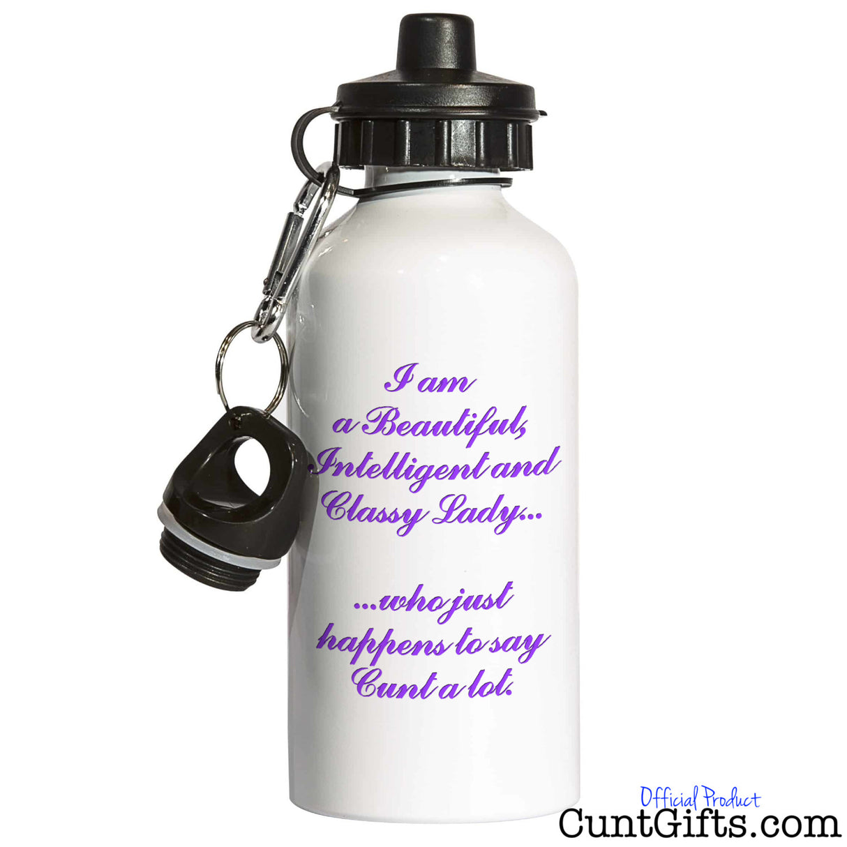 Classy lady who says Cunt a lot- Water Bottle