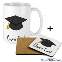 Clever Cunt - Mug and Drinks Coaster
