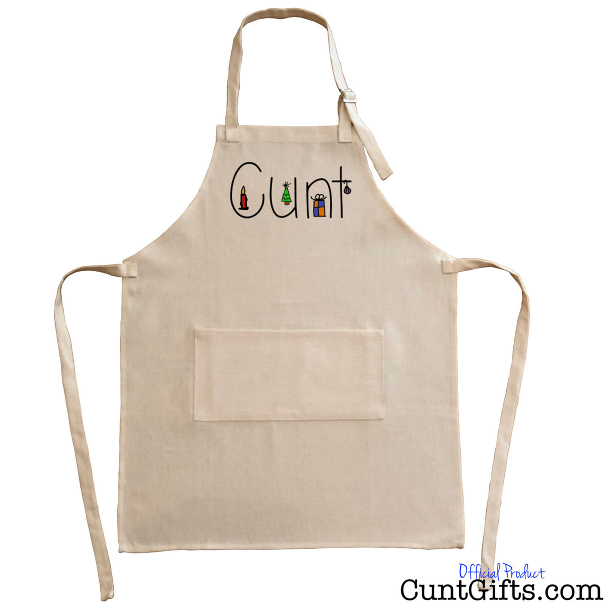 Cunt Christmas Apron TDOT