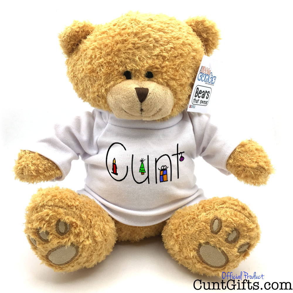 Cunt Christmas Teddy Bear