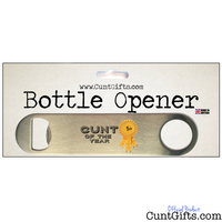 Cunt of the Year -  Bottle Opener in packaging