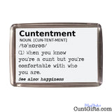 Cuntentment - Magnet in Packaging