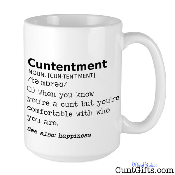 Cuntentment - Mug