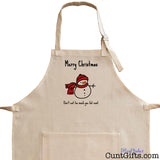 "Don't Eat Too Much You Fat Cunt" - Apron