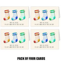 Dont Feel Special Cunt -  Christmas Cards Pack of 4